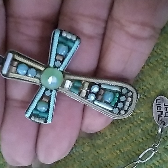 Vintage Ayala Bar Cross Pendant Necklace - Picture 4 of 8